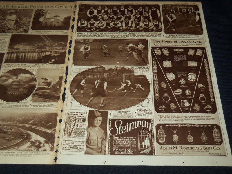 1930 DECEMBER 7 PITTSBURGH SUN TELEGRAPH GRAVURE - MUNNINGS - ECHAGUE - NT 9590