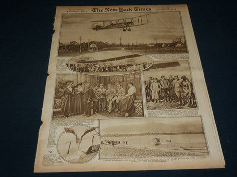 1916 NOVEMBER 12 NEW YORK TIMES ROTO PICTURE SECTION - WILSON VOTES - NT 8968