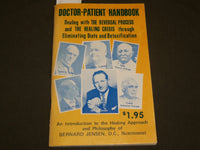 1976 DOCTOR-PATIENT HANDBOOK - REVERSAL PROCESS AND HEALING CRISIS - J 6136