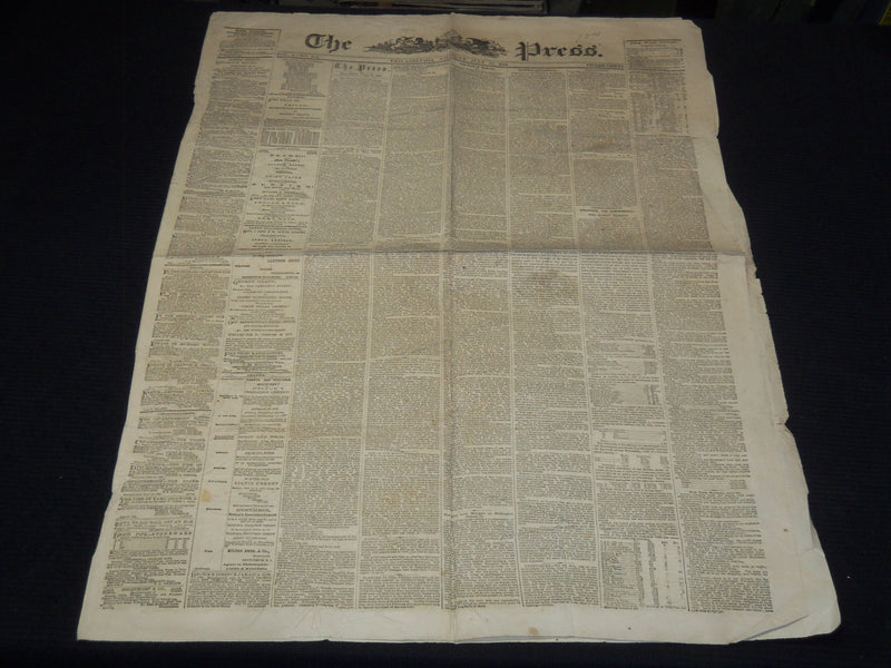 1863 JULY 25 THE PHILADELPHIA PRESS NEWSPAPER - THE RAID OF MORGAN - NP 9002