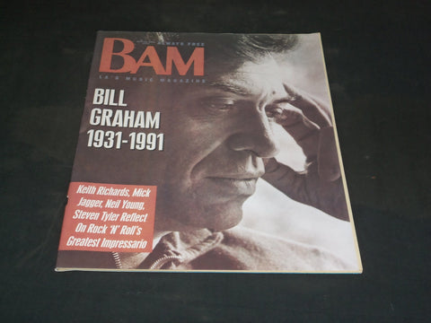 1991 NOVEMBER 15 BAM MAGAZINE ISSUE NO. 371 - BILL GRAHAM COVER - SP 2968