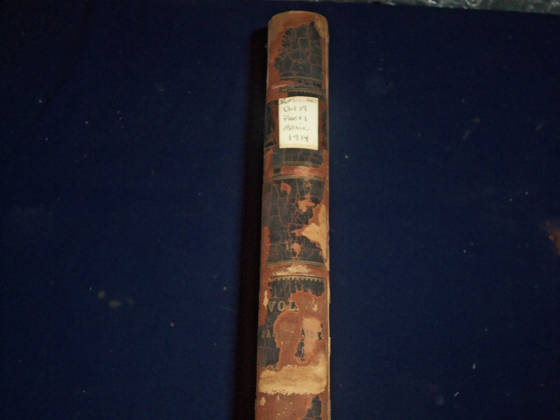 1914 JANUARY-DECEMBER THE MUSICIAN BOUND VOL NO. 19 - GREAT PHOTOS/ADS - KD 1962