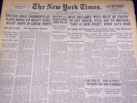 1941 APRIL 25 NEW YORK TIMES - BRITISH HOLD THERMOPYLAE - NT 1446