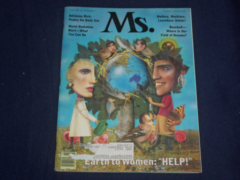 1991 SEPTEMBER/OCTOBER MS. MAGAZINE - EARTH TO WOMEN: 
