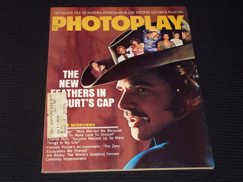 1975 AUGUST PHOTOPLAY MAGAZINE - BURT REYNOLDS FRONT COVER - E 1764