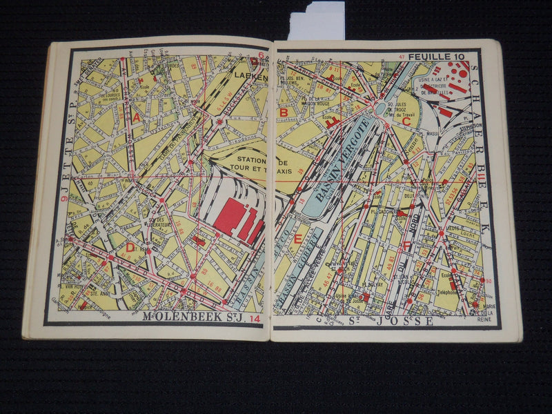 1930'S NOUVEAU BRUXELLES EN POCHE GUIDE BOOK - FRENCH - J 9523