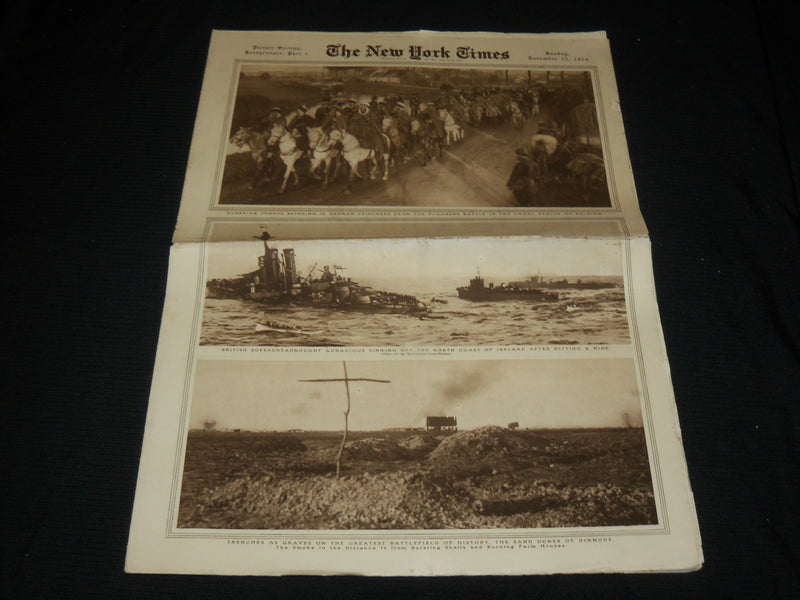 1914 NOVEMBER 22 NEW YORK TIMES PICTURE SECTION - W. W. I. - NP 5612