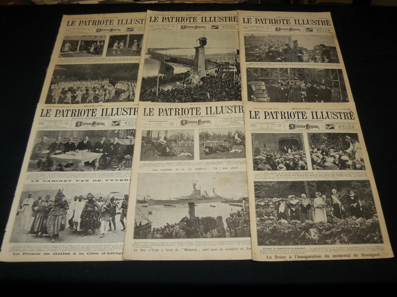 1920 -1928 LE PATRIOTE ILLUSTRE FRENCH MAGAZINE LOT OF 48 ISSUES - O 2754A
