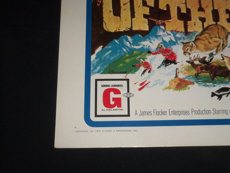 1973 SEVEN WONDERS OF THE WEST 1/2 SHEET MOVIE POSTER - JACK SMITH - P 346