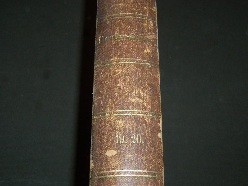 NOUVELLEN-SCHATZ JOURNAL GERMAN BOUND VOLUME NO. 19/20 - KD 3643