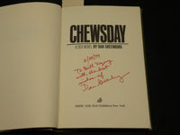 1968 CHEWSDAY A SEX NOVEL HARDCOVER BOOK INSCRIBED BY DAN GREENBURG - D 421