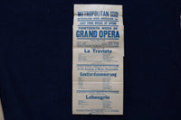 1941-1942 METROPOLITAN OPERA HOUSE BROADSIDES - LOT OF 3 - K 1532