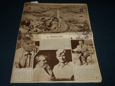 1937 SEPT 5 THE PITTSBURGH PRESS SUNDAY METRO GRAVURE - WILL ROGERS - NP 4534