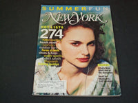2001 JUNE 25 - 2001 JULY 2 NEW YORK MAGAZINE - NATALIE PORTMAN - SP 5965
