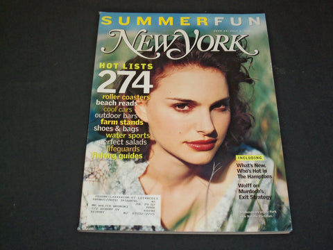 2001 JUNE 25 - 2001 JULY 2 NEW YORK MAGAZINE - NATALIE PORTMAN - SP 5965