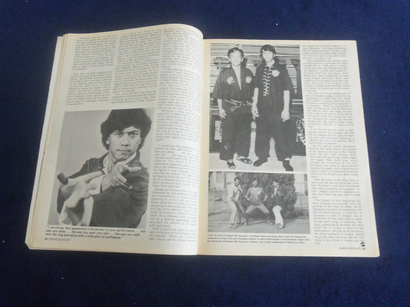 1980 JULY INSIDE KUNG FU MAGAZINE - AL DACASCOS COVER - F 375M