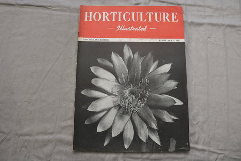 1947 FEB 1 HORTICULTURE ILLUSTRATED MAGAZINE - NICE SCENERY COVER - ST 1014C