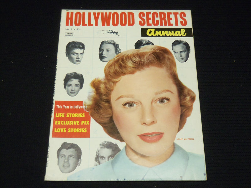 1955 NO. 1 HOLLYWOOD SECRETS ANNUAL MAGAZINE - JUNE ALLYSON COVER - E 13501