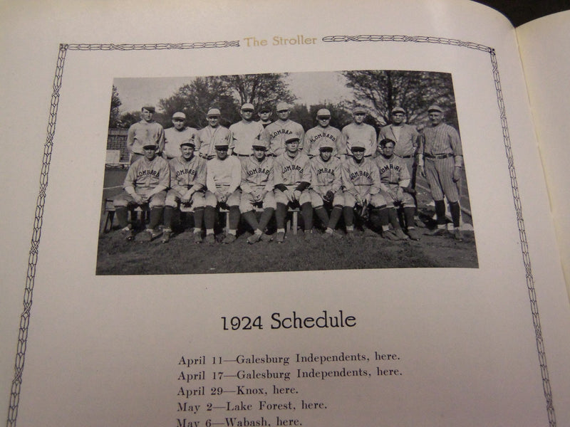 1925 THE STROLLER LOMBARD COLLEGE YEARBOOK - GALESBURG ILLINOIS - PHOTOS- YB 895