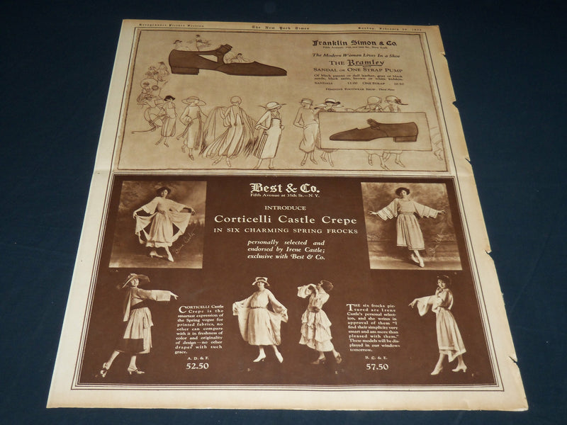 1922 FEBRUARY 26 NEW YORK TIMES PICTURE SECTION - ROYAL WEDDING - NT 8866