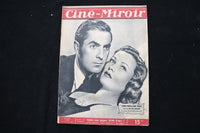 1948 FEB 24 CINE MIROIR MAGAZINE - TYRONE POWER & GENE TIERNEY COVER - E 25889