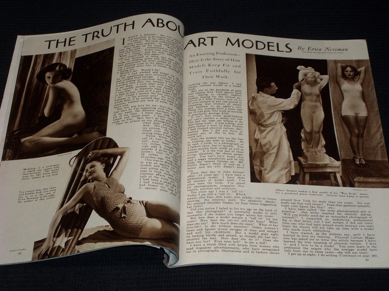 1936 DECEMBER PHYSICAL CULTURE MAGAZINE NICE EXERCISE WORKOUT ISSUE - E 3741