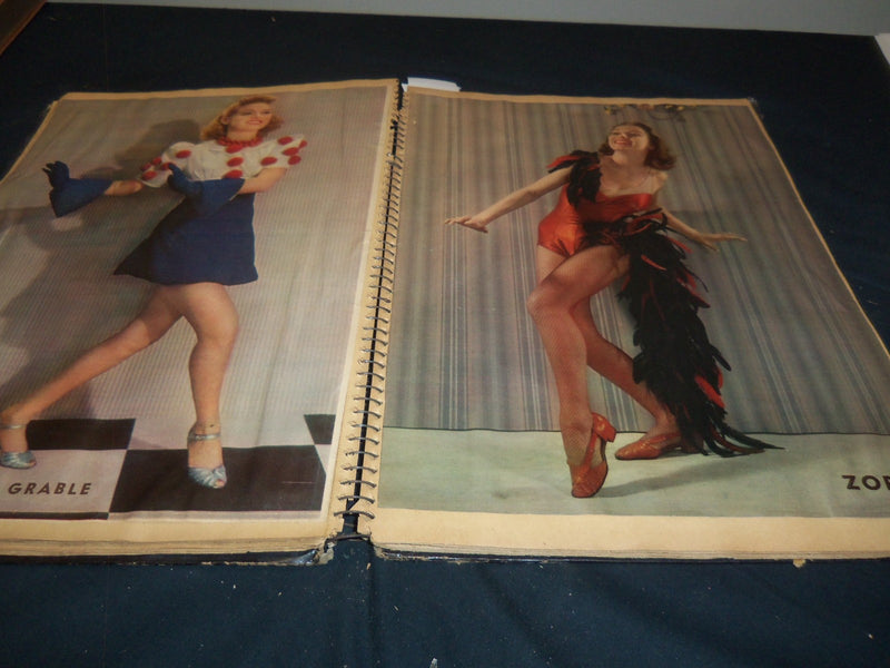 1940'S MOVIE STAR SCRAPBOOK - STEWART - TURNER - 12A