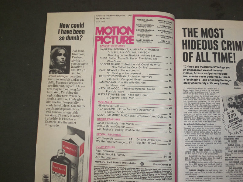 1976 MAY MOTION PICTURE MAGAZINE - JAMES CAAN COVER - M 264