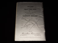 1953 SOMERSET COUNTY BOWLING ASSOCIATION CHAMPIONSHIP PROGRAM - J 7899
