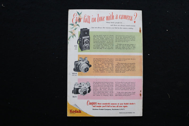 1950 JUNE THE CAMERA MAGAZINE - DYE TRANSFER COVER - K 351