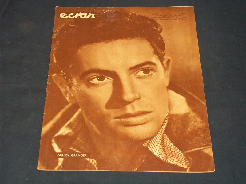1951 JULY 31 ECRAN SPANISH MAGAZINE - FARLEY GRANGER COVER - E 26021