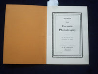 1950 RECIPES FOR CERAMIC PHOTOGRAPHY BY D.M. CAPANA SOFTCOVER BOOK - J 9612