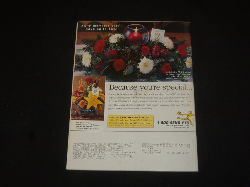 1996 NOV/DEC MODERN MATURITY MAGAZINE - DAVID ROSENGARTEN & JULIA CHILD- SP 6119