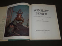 1961 WINSLOW HOMER BOOK BY ALBERT TEN EYCK GARDNER - NICE PRINTS - I 502