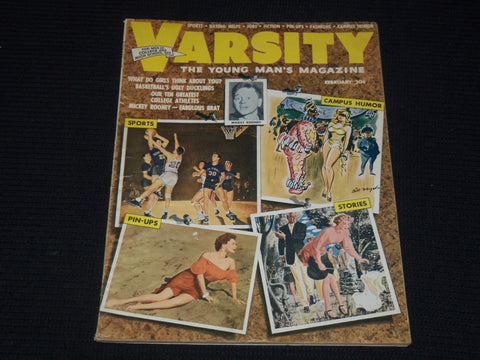 1950 JANUARY-FEBRUARY VARSITY MAGAZINE - MICKEY ROONEY COVER - E 15503