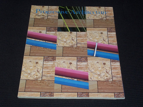 1984 OCTOBER PROGRESSIVE ARCHITECTURE MAGAZINE - STUTTGART COVER - E 4137