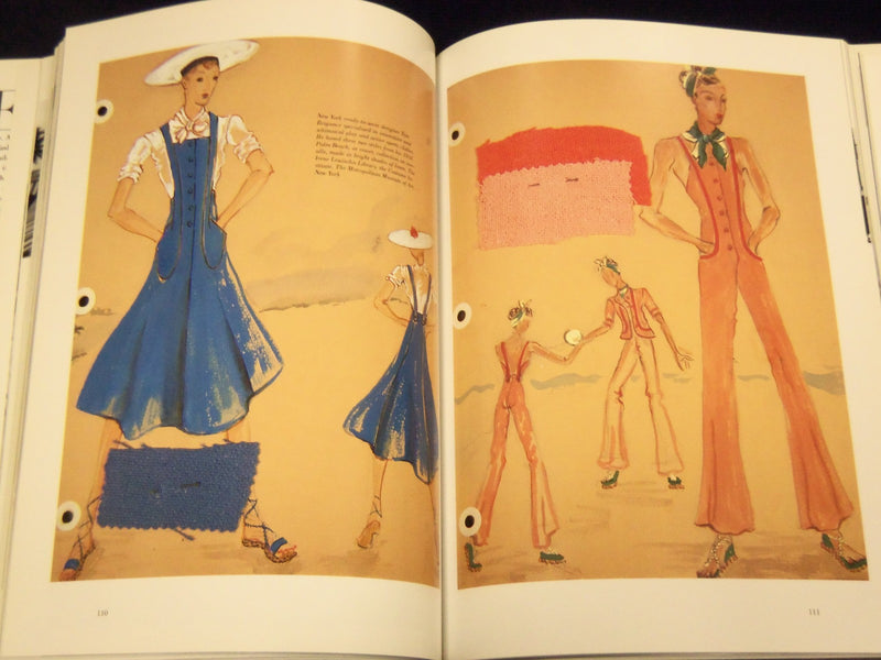 1989 NEW YORK FASHION BY CAROLINE RENNOLDS MILBANK BOOK - NICE PHOTOS - KD 1815