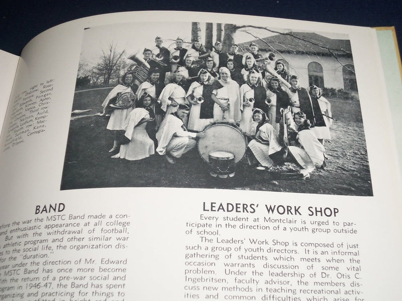 1946 LA CAMOANA YEARBOOK - MONTCLAIR TEARCHERS COLLEGE - MONTCLAIR, NJ - YB 89