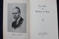1957 THE ODES OF WILLIAM A. BORST SOFTCOVER BOOK - K 1465