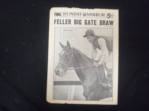 1937 APRIL 25 NEW YORK SUNDAY MIRROR - POMPOON KENTUCKY DERBY FAVORITE - NP 2321