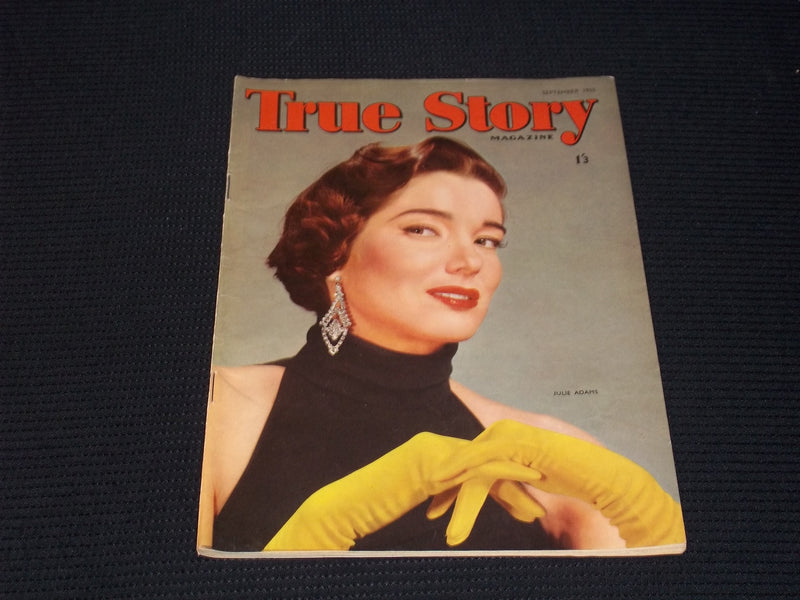 1955 SEPTEMBER TRUE STORY MAGAZINE - JULIE ADAMS FRONT COVER - E 15098