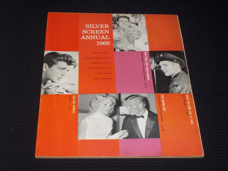 1960 SILVER SCREEN ANNUAL MAGAZINE - RICKY NELSON FRONT COVER - E 3910