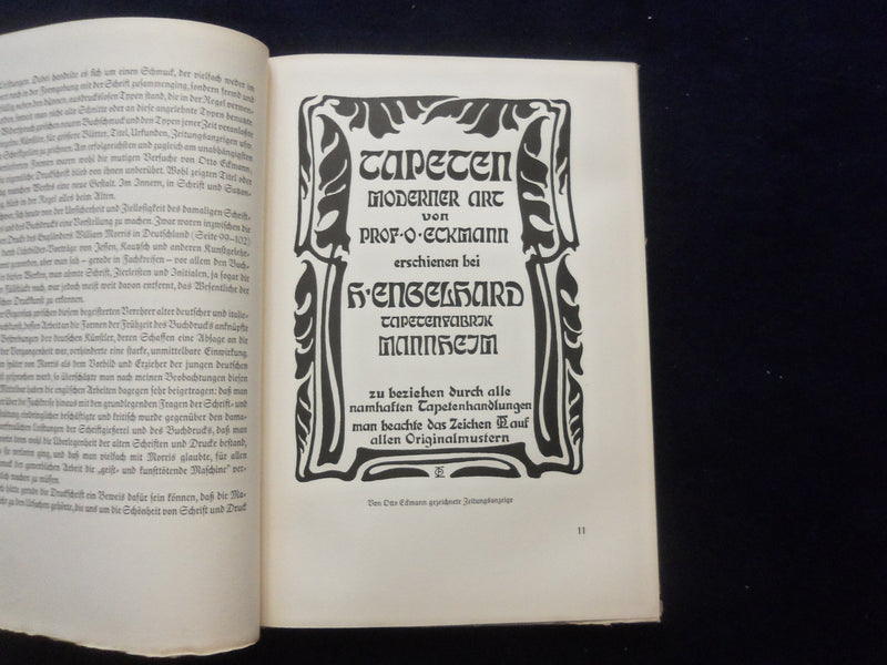 1949 UBER SCHONBEIT VON SCHRIFT UND DRUCT HARDCOVER BOOK -DR. KLINGSPOR- KD 8313