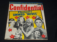 1965 SEPTEMBER CONFIDENTIAL MAGAZINE - BARDOT FONDA TAYLOR FRONT COVER - E 5387