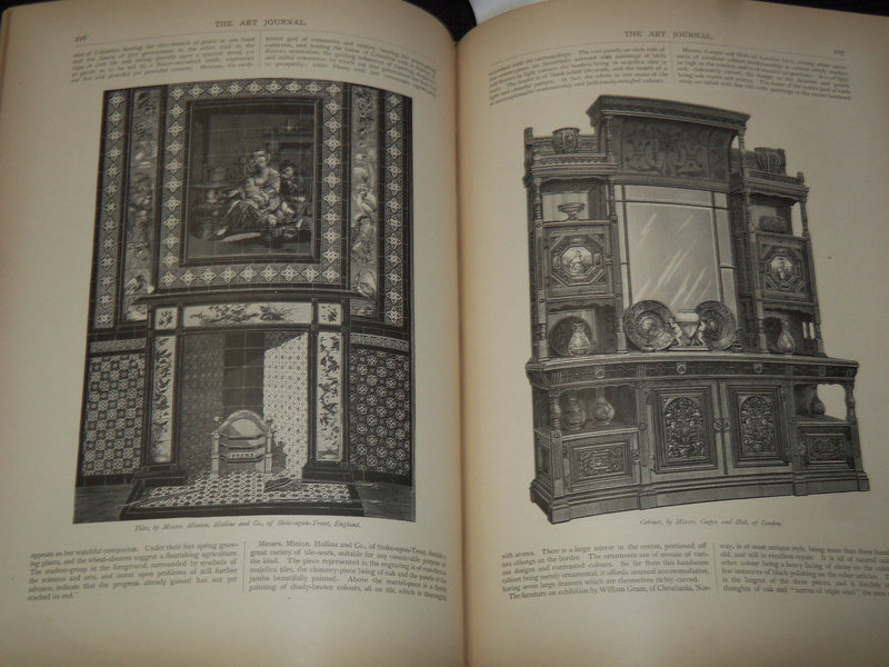 1876 THE ART JOURNAL NEW SERIES VOLUME NO. 2 - GREAT STEEL PLATES - KD 3806C