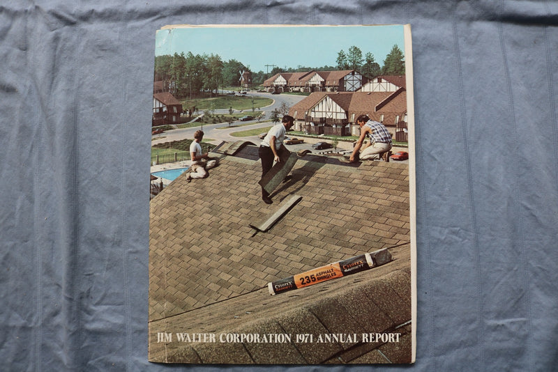 1964-1971 JIM WALTER CORPORATION ANNUAL REPORTS - LOT OF 6 - K 3213
