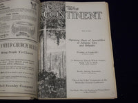 1918 JAN-JUNE THE CONTINENT MAGAZINE BOUND VOLUME - GREAT ARTICLES - KD 1460