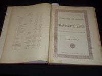 1890 HAND-MADE LACES & EMBROIDERY MUSEUM STUDIES VOLUME LOT OF 2 - #32