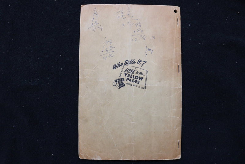 1950 SEPTEMBER MT. STERLING TELEPHONE DIRECTORY - STERLING, OHIO - K 3557