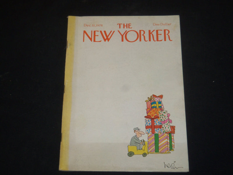 1978 DECEMBER 11 THE NEW YORKER MAGAZINE - ILLUSTRATED COVER - NY 1242